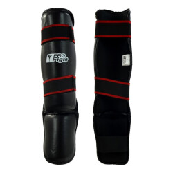 PROfight Step synthetisch leren scheenbeschermers (set van 2)