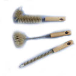 CaliCosy Gedraaide borstels voor kraan set van 3