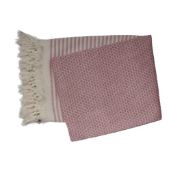 Phlox Hamamdoek 100 x 200 cm, saunadoek, strandhanddoek, yogadoek en spa-doek,