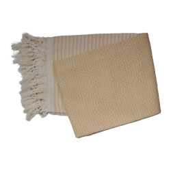 Phlox Hamamdoek 100 x 200 cm, saunadoek, strandhanddoek, yogadoek en spa-doek,