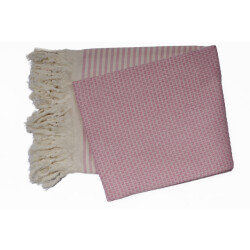 Phlox Hamamdoek 100 x 200 cm, saunadoek, strandhanddoek, yogadoek en spa-doek,