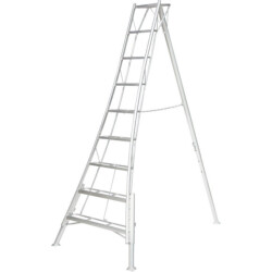 Niwaki 3-poot tuinladder 270 cm in hoogte verstelbaar plukladder nw02700