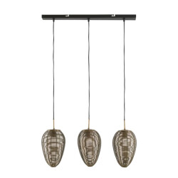 Light & Living Hanglamp antiek-matzwart yaelle 3l Ø 20 x 33cm