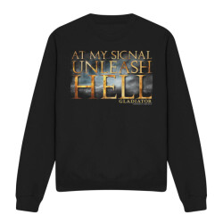 Gladiator Unisex unleash hell sweatshirt voor volwassenen