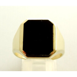 Christian Onyx zegelring