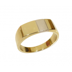 Christian Bicolor gouden cachet ring