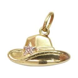 Christian Gouden sheriff hoed hanger