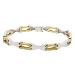 Christian Bicolor gouden armband