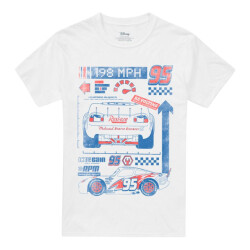Cars Heren 198 mph bliksem mcqueen t-shirt