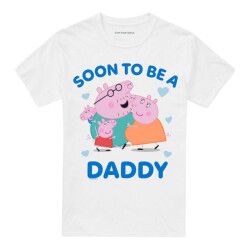 Peppa Pig Mens binnenkort pappie varken t-shirt