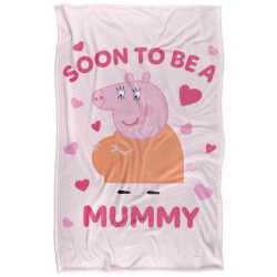 Peppa Pig Binnenkort mama varken deken
