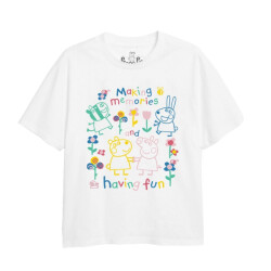 Peppa Pig Meisjes fun friends outline t-shirt