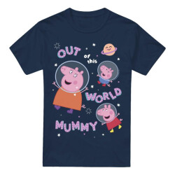 Peppa Pig Heren is buiten deze wereld mummie varken t-shirt