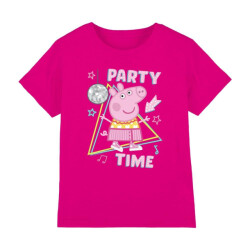 Peppa Pig Kinderen/kinderen party time disco t-shirt