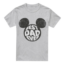 Disney Heren best dad ever mickey mouse t-shirt