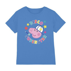 Peppa Pig Kinderen/kinderen superstar george varken disco t-shirt