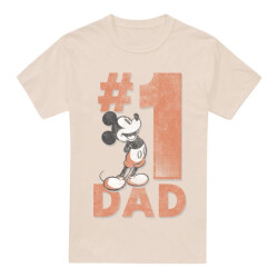 Disney Heren nummer 1 papa mickey mouse t-shirt