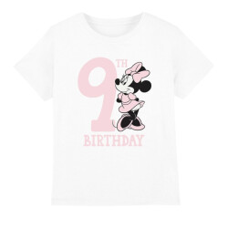 Disney Kinderen/kinderen minnie mouse 9e verjaardag t-shirt
