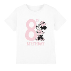 Disney Kinderen/kinderen minnie mouse 8e verjaardag t-shirt