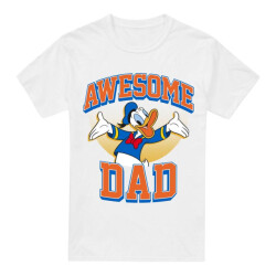 Disney Heren awesome dad donald duck t-shirt