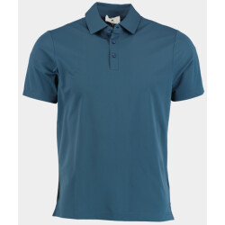 Bos Bright Blue Polo korte mouw polo technisch 2915425/215 denim