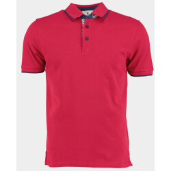 Bos Bright Blue Polo korte mouw polo contrast 2784425/536 onion