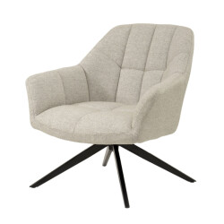 Livingfurn fauteuil tom sand - stof