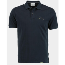 Bos Bright Blue Polo korte mouw polo borduur 2824425/220 navy