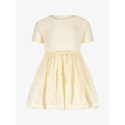 Le Chic Meisjes jurk smory crochet voile