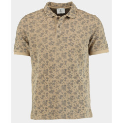 Bos Bright Blue Polo korte mouw polo print 2823425/606 coloniale