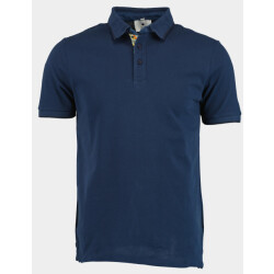 Bos Bright Blue Polo korte mouw polo contrast 2784425/208 cobalt blue