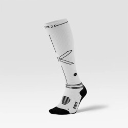 Stox sports knee high socks men compressiekous heren wit-zwart