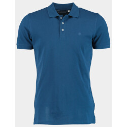 Bos Bright Blue Polo korte mouw piqué donker new lobra/4211