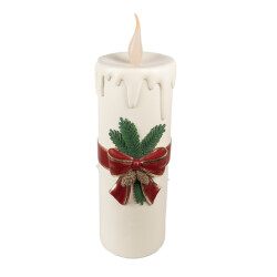 Clayre & Eef Kerstdecoratie met led-verlichting 18x20x56 cm kunststof