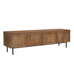 Livingfurn tv meubel elan 180x50x40 cm mangohout