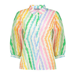 Geisha blouse 53467-20 10 off-white/yellow