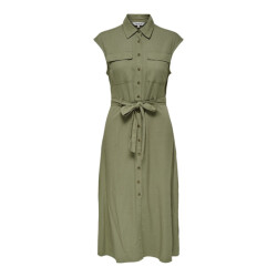 Only onllima s/l linen bl long belt dres 15348677 mermaid
