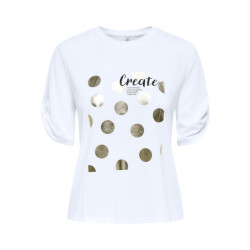 Only onlfree life s/s create top box jrs 15349921 bright white