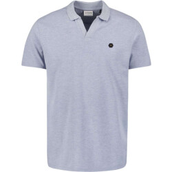 No Excess Polo v melange cloud