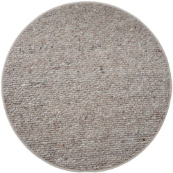 Veer Carpets Vloerkleed steve donker beige rond ø200 cm