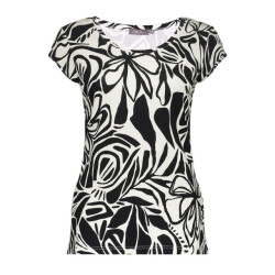 Geisha t-shirt round neck jersey aop 52446-60 kate 999 pr.07-25-2 b
