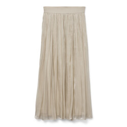 Vero Moda Vmvips nw ankle skirt wvn ce ga beige