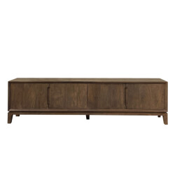 Livingfurn tv meubel cortez 210x55x40 cm mangohout