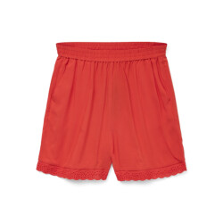 Vero Moda vmeasy joy hw lace shorts wvn ga 10328819 fiery red