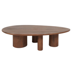 Home67 Salontafel amir 140 x 80 cm mangohout