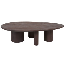 Home67 Salontafel amir 140 x 80 cm espresso mangohout