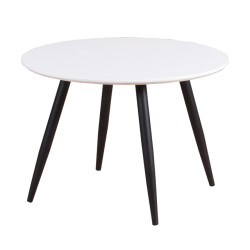 Nest living Bruno ronde kindertafel – met zwarte poten Ø 60 cm