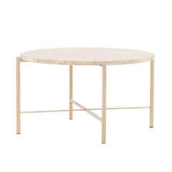 Nest living Thora ronde salontafel met stenen blad Ø 70 cm
