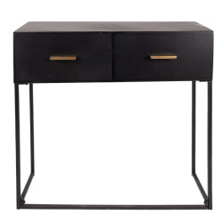 Clayre & Eef Sidetable 80x33x80 cm ijzer rechthoek wandtafel