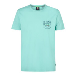 Petrol Industries Men t-shirt ss classic print esmerald